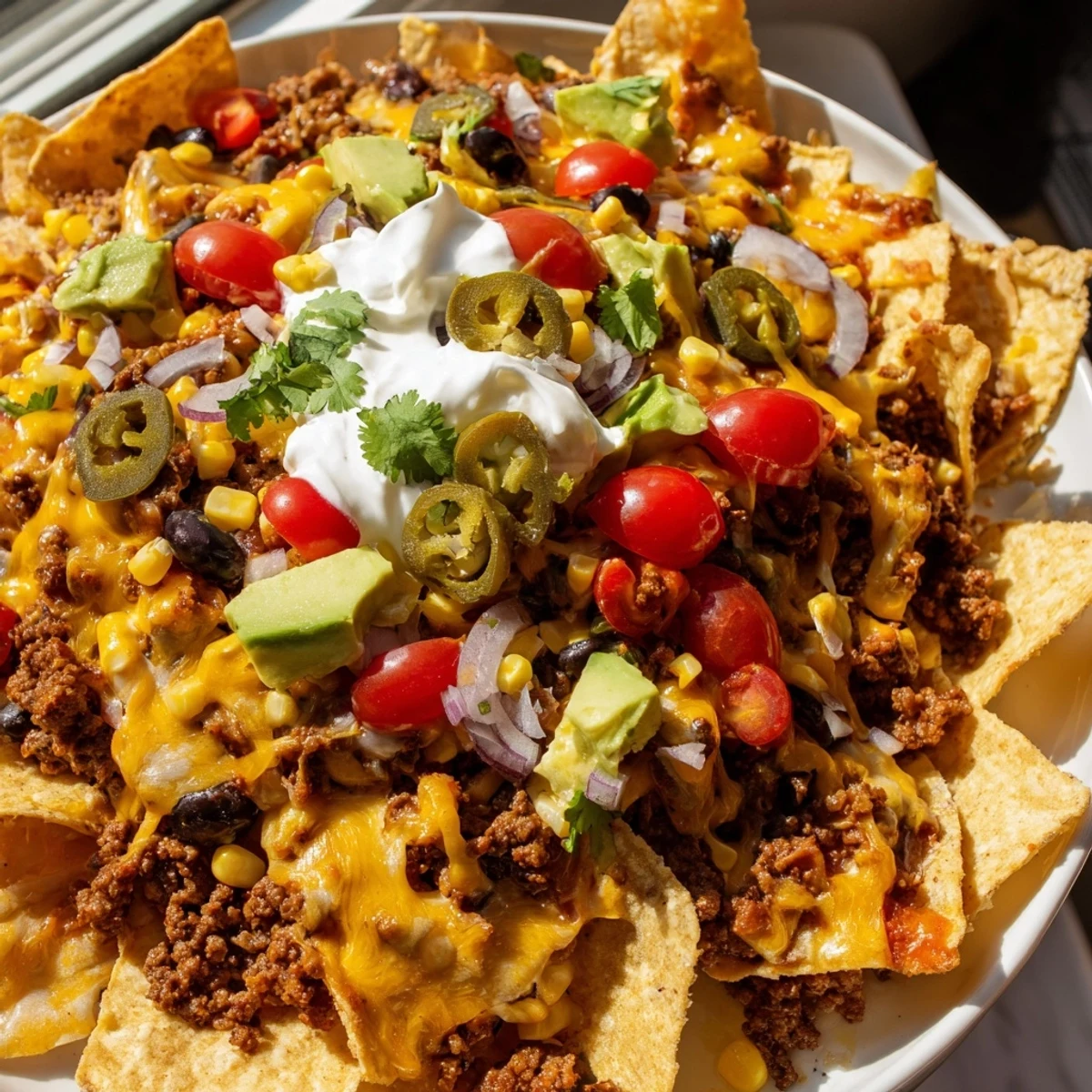 Classic Sheet Pan Beef Nachos