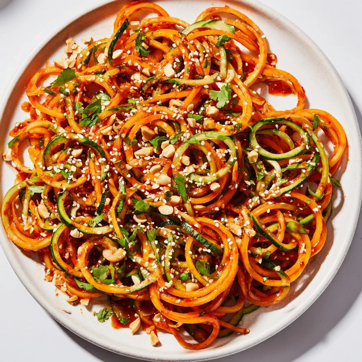 Enjoy a refreshing Spicy Cucumber Noodle Bowl, ready in minutes, with crunchy veggies and a bold sauce.