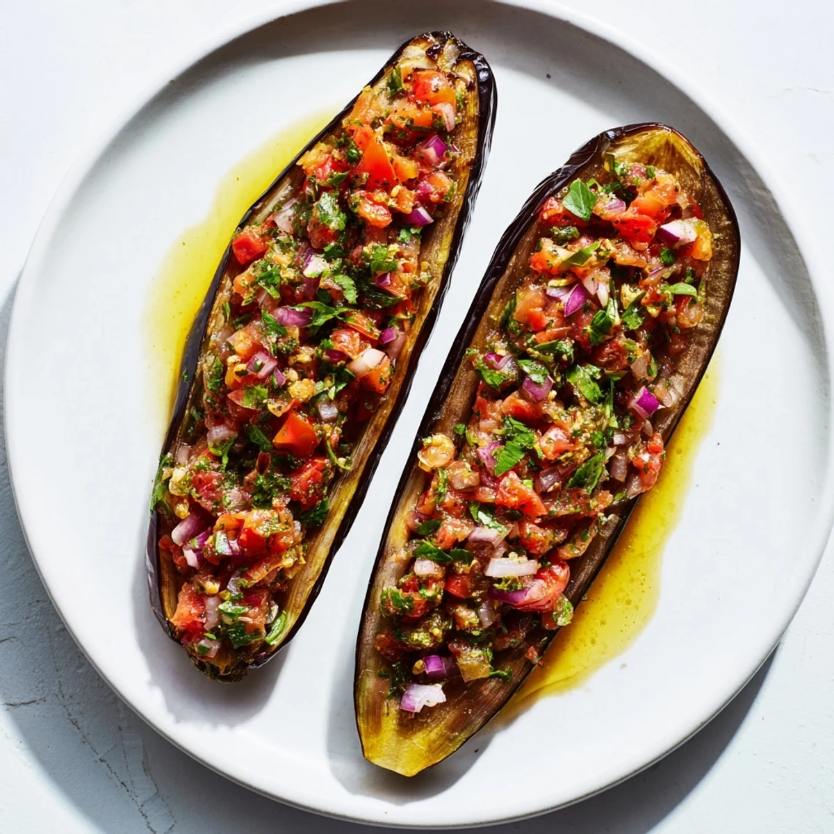 Imam Bayildi Turkish Eggplant