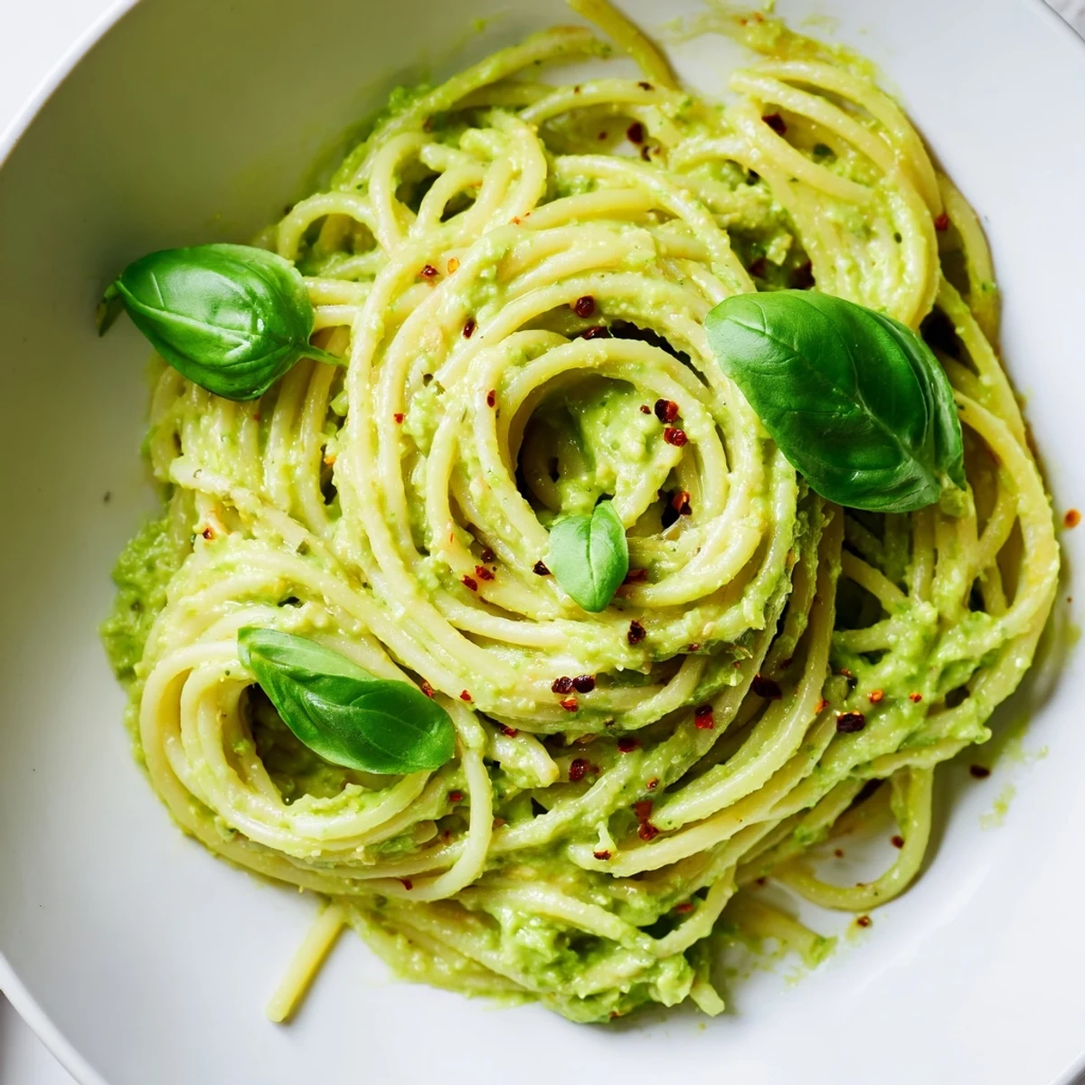 Steaming Smashed Avocado Pasta tossed with lime zest and chili flakes, served in a rustic ceramic bowl perfect for a quick vegetarian dinner.