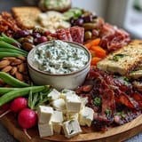 Spring Charcuterie Board Radishes