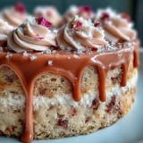 Elegant Bridal Shower Rosé Velvet Cake, perfect for celebrations.