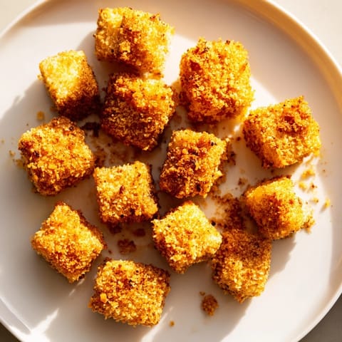 Crispy Popcorn Tofu Bites