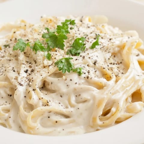 Pasta Alfredo Cottage Cheese