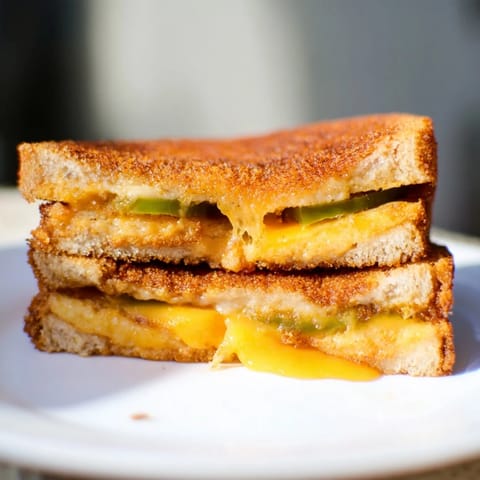 Spicy Crispy Tofu Grilled Cheese