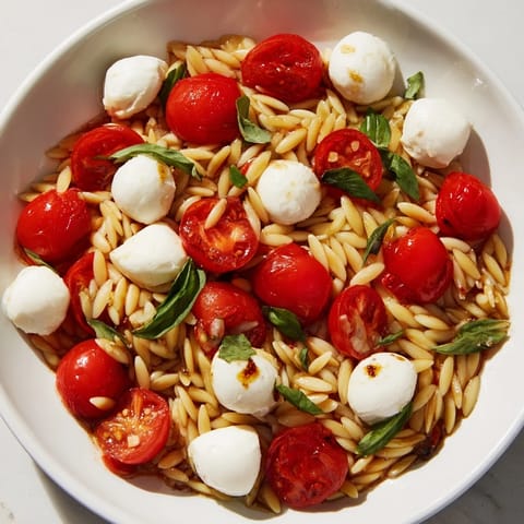 Caprese Orzo Salad Fresh