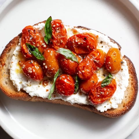 Tomato Ricotta Toast