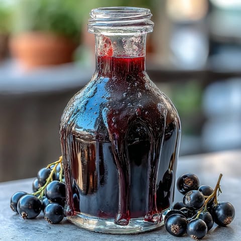 Black Currant Rum Liqueur