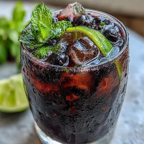 Tangy Blackcurrant Mojito