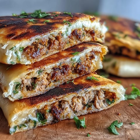 Crispy Lebanese Arayes Pita