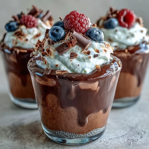Vegan Chocolate Chia Parfaits