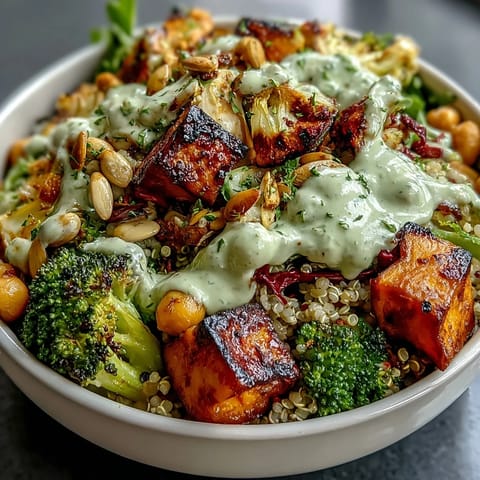 Vegan Roasted Veggie Buddha Bowl