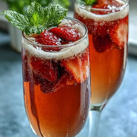 Galentines Strawberry Bellini Bar