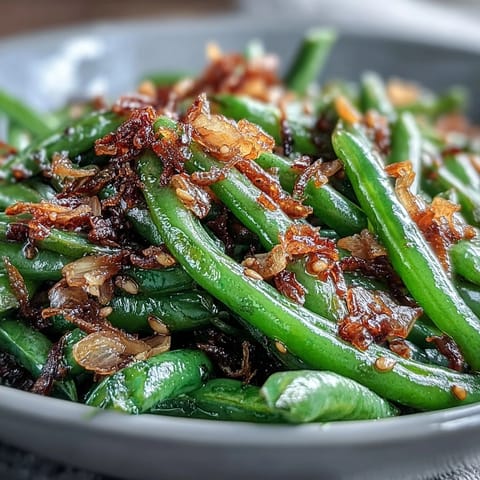 Sesame Garlic Green Beans