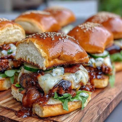 Colorful baby shower snack board featuring BBQ sliders, assorted chips, and fresh vegetables in vibrant rows.  