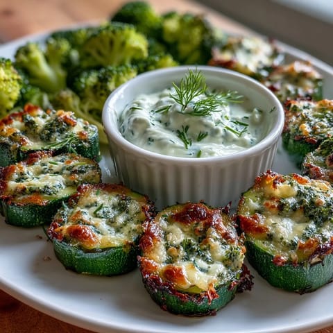 Fresh green snack board with cucumber, snap peas, and creamy avocado ranch dip.  