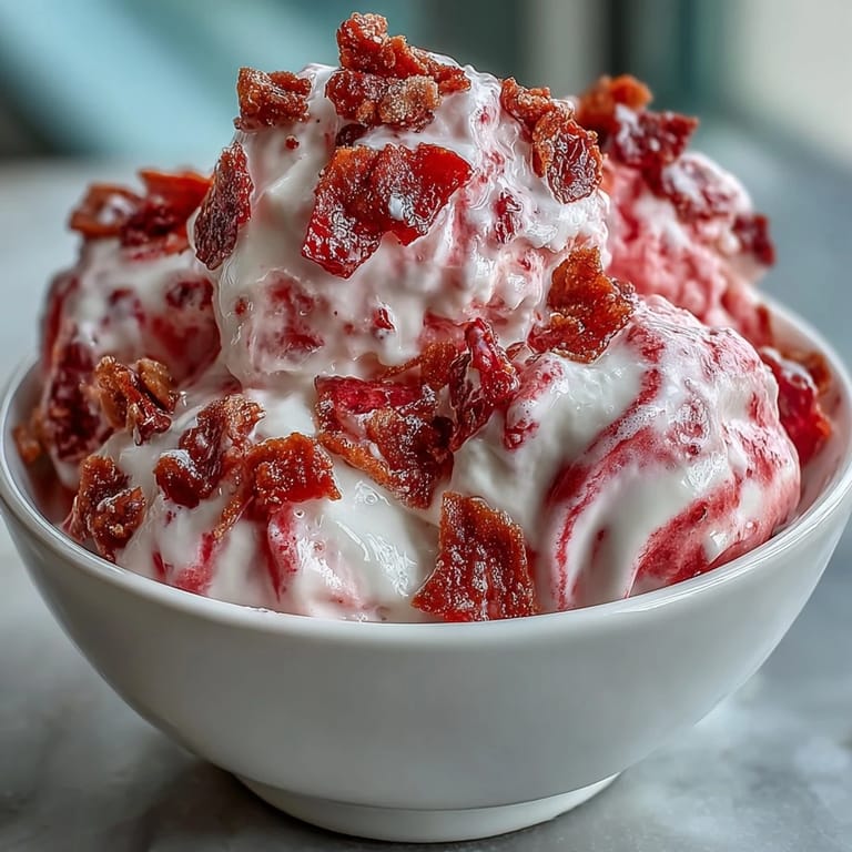 A close-up of Strawberry & Banana Yoghurt Clusters packed in a container, ready for a healthy dessert snack.
