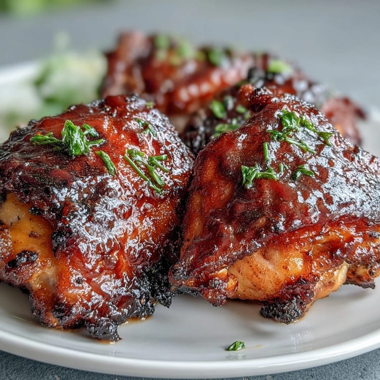 Juicy Guava BBQ Sauce Chicken with sticky tropical glaze, sliced to reveal tender, succulent meat inside.