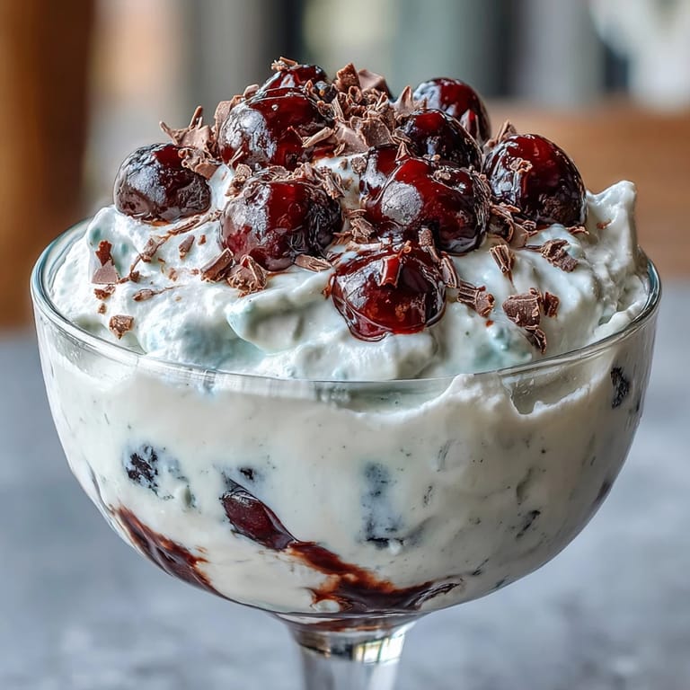 Delicious layered dessert featuring fluffy Greek yogurt, juicy strawberries, blueberries, and rich dark chocolate shavings for a refreshing treat.