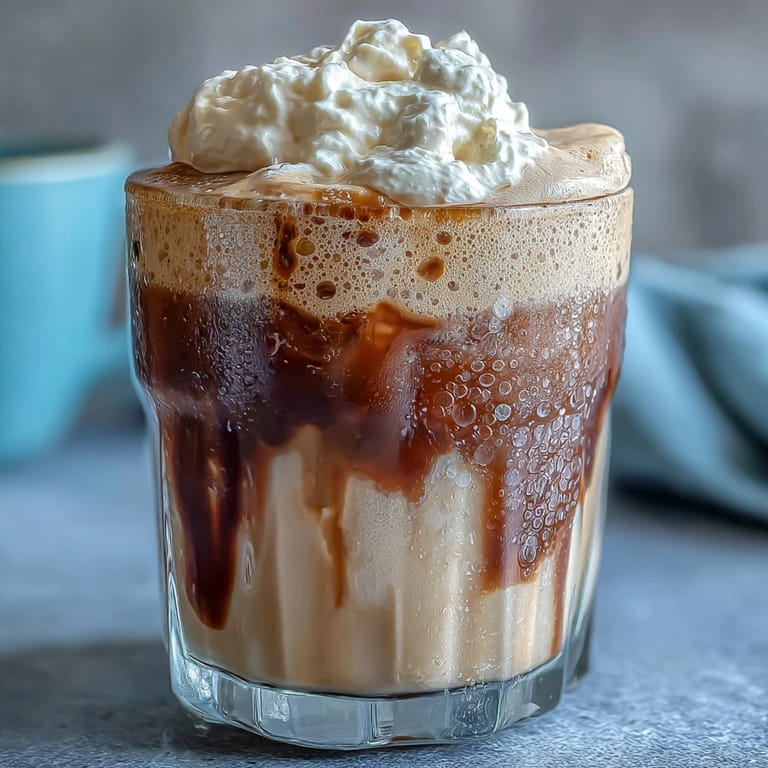 A high-protein vanilla bean frappuccino shake served with a straw, featuring a creamy texture and rich vanilla aroma.