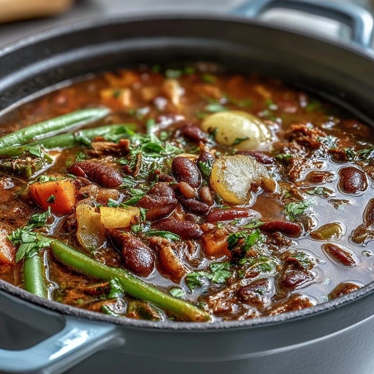 Aromatic bowl of Healthy Easy One-Pot Turkey Chili with Beans, topped with fresh cilantro and green onions, perfect for a cozy dinner.