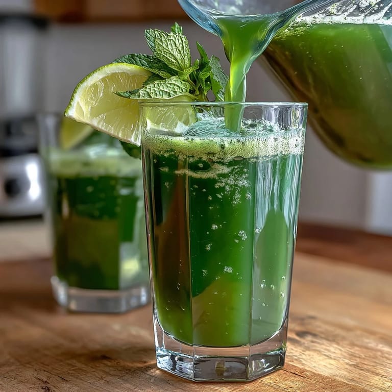 Hydrating cucumber mint agua fresca in a tall glass with lime wedge and fresh mint, ideal for a revitalizing cleanse.