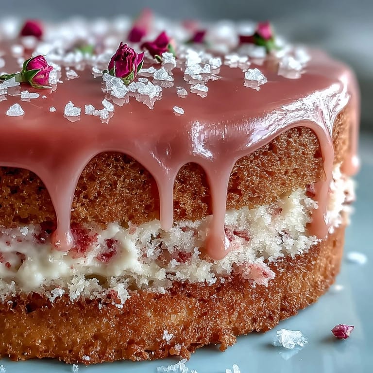 Elegant Bridal Shower Rosé Velvet Cake, a blushing beauty perfect for celebrations.